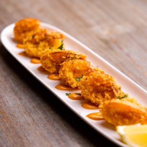 Special Panko Crumbed Garlic Prawns