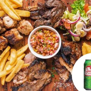 Braza Banquet + Soft Drinks (4 Guaraná cans)
