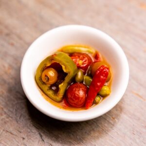 Brazilian Chillies ('Pimentas Mistas') - 1 portion
