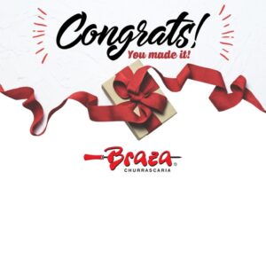 Braza's Gift Certificate - Congrats
