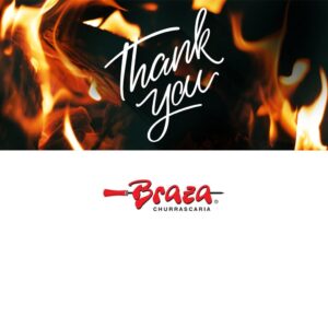 Braza's Gift Certificate - Thank You